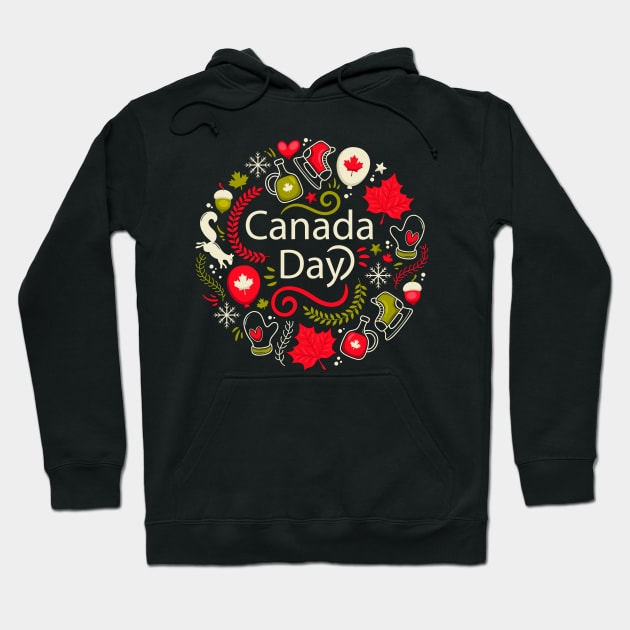Canada Day Hoodie by Mako Design 